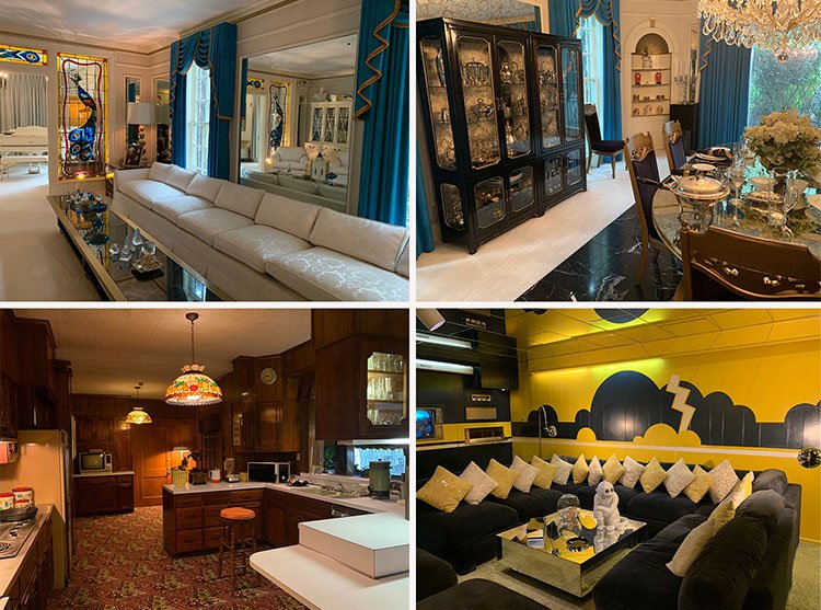 Cômodos de Graceland em Memphis