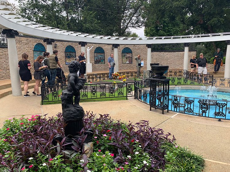 Jardim de Graceland em Memphis