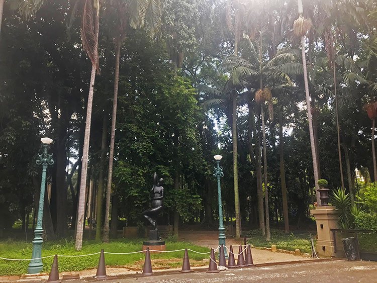 Parque da Luz ao lado da Pinacoteca