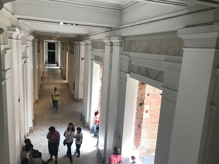 Interior da Pinacoteca de São Paulo