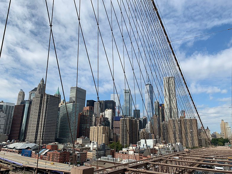 Detalhes da Brooklyn Bridge