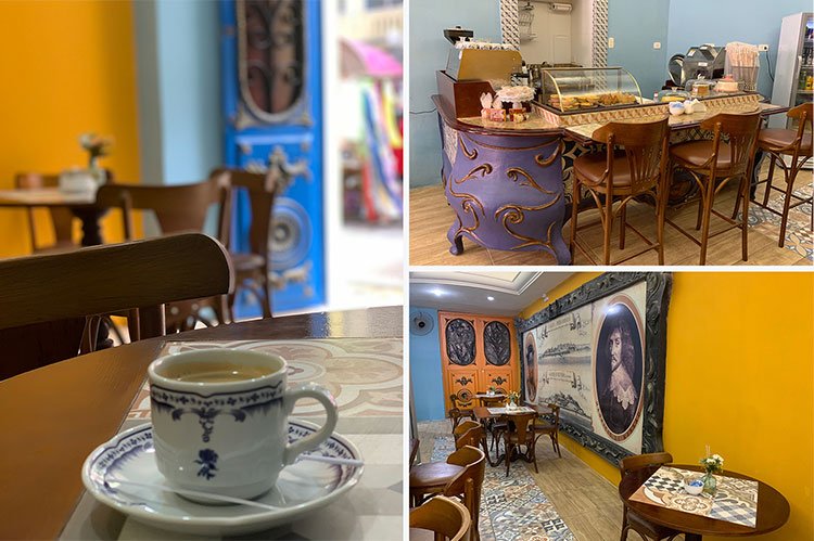 Café vizinho ao museu 