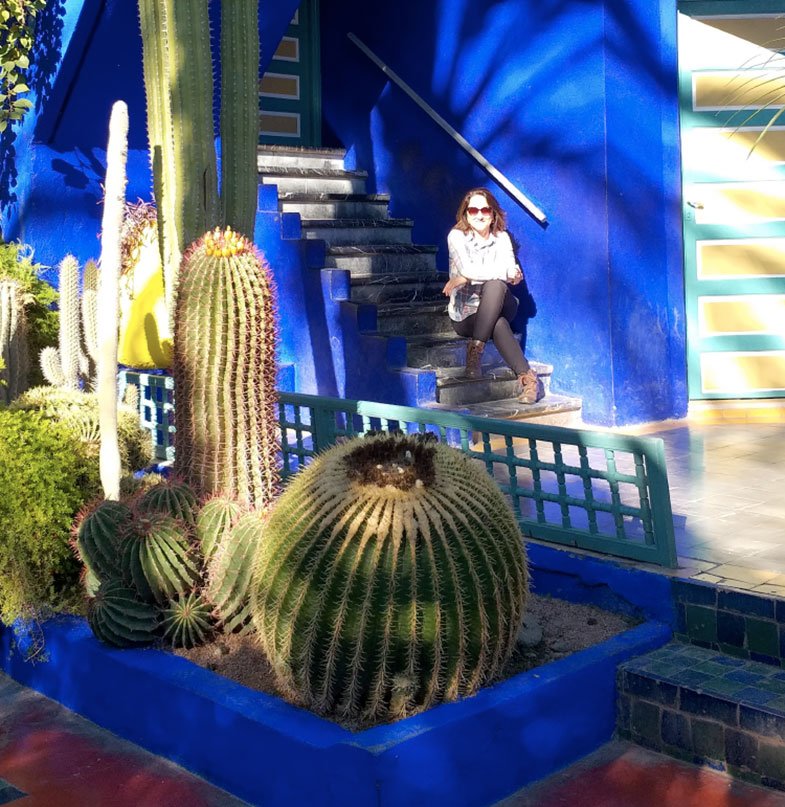 Jardim de Yves Saint Laure no Marrocos