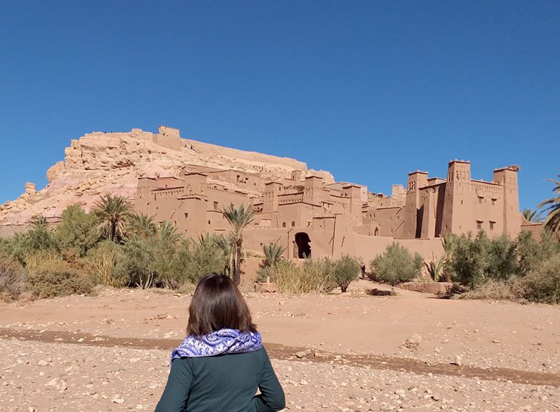 Paisagens pelas estradas no Marrocos