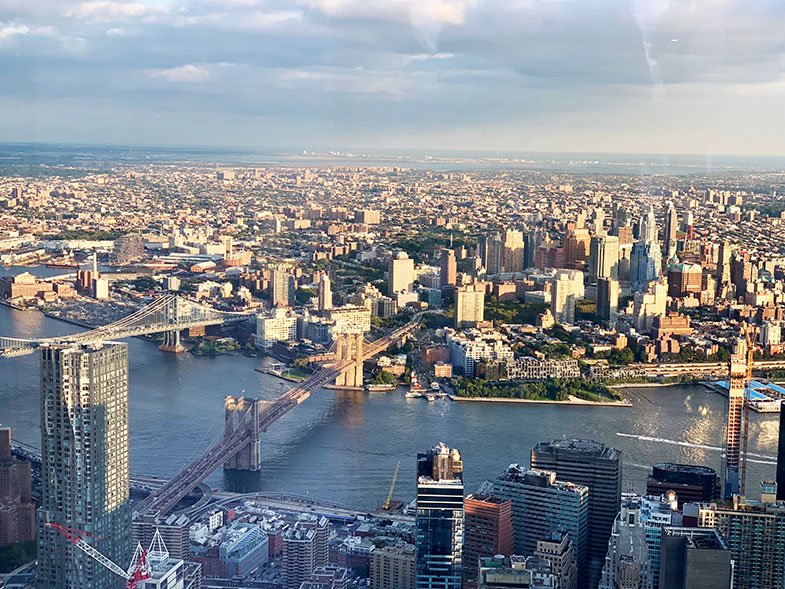 New York do alto do One World Observatory