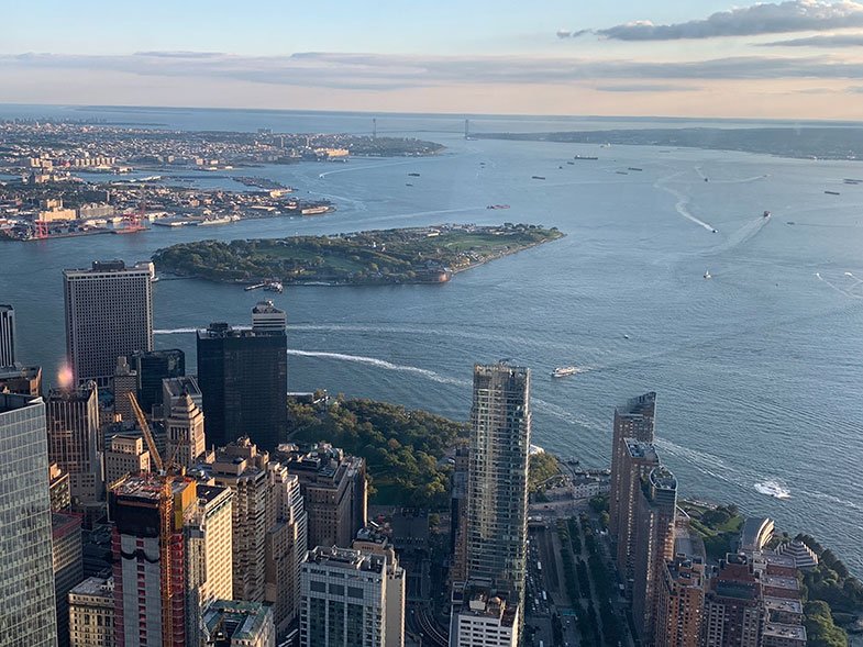 New York do alto do One World Observatory