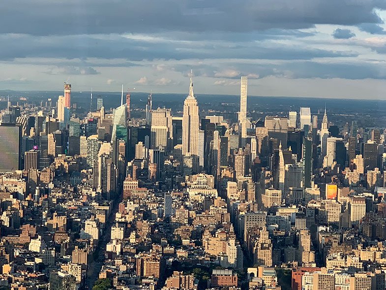 New York do alto do One World Observatory