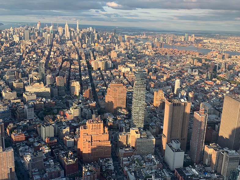 New York do alto do One World Observatory