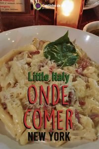 Restaurantes em Little Italy em New York