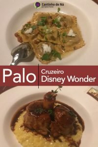 Restaurante Palo no Disney Wonder