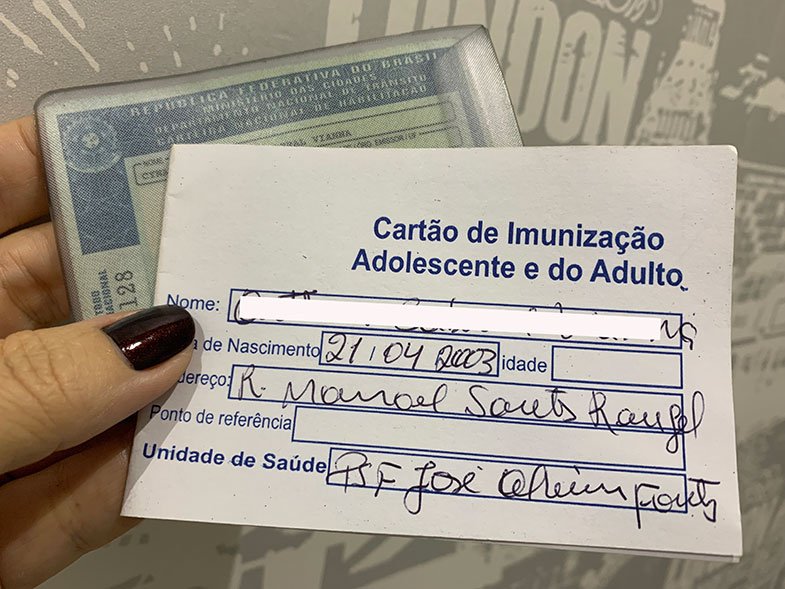 Certificado Internacional de Vacinação online