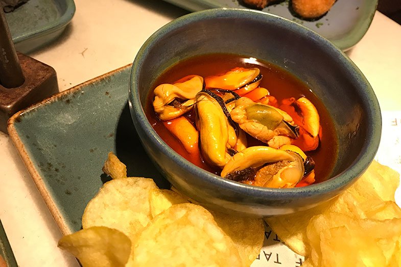 Comidas típicas da Espanha Mexilhões