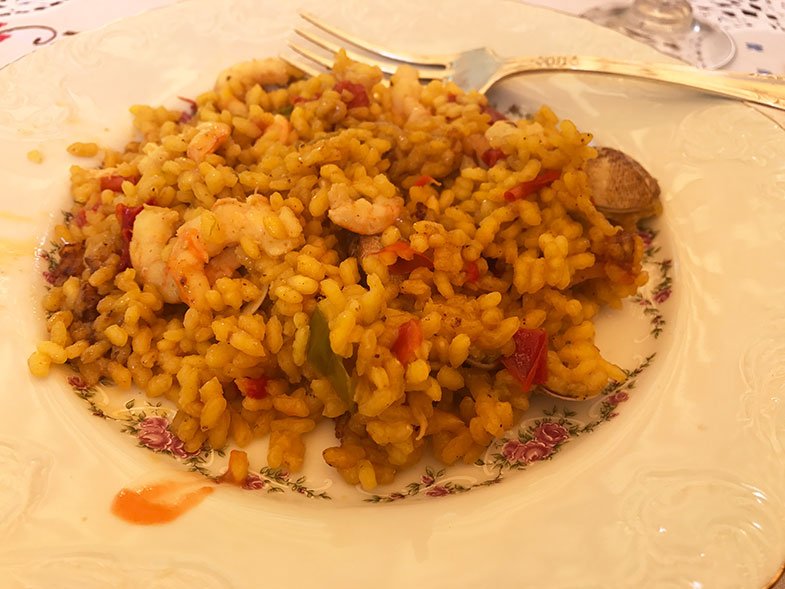 Comidas típicas da Espanha Paella