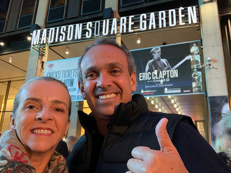 Eric Clapton em New York no Madison Square