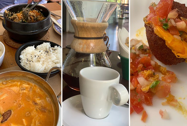 Comida asiática e baiana em Brasília