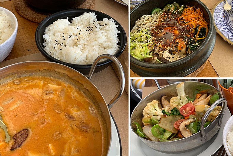 Comida asiática e baiana em Brasília