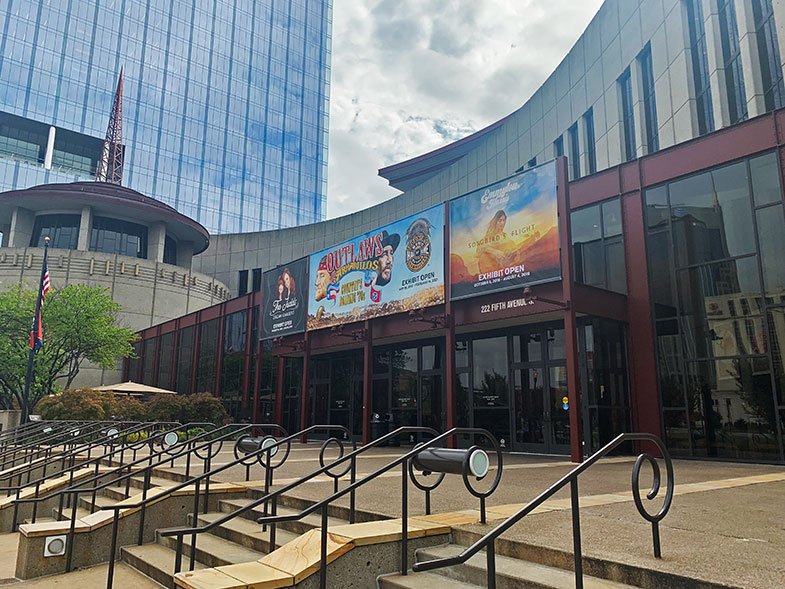 Museus em Nashville - fachada do Country Music Hall of Fame