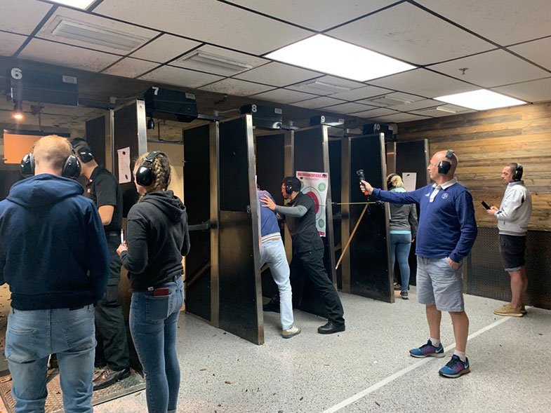 Clube de tiros em Las Vegas
