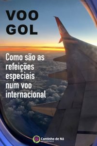 Como são as refeições especiais da Gol