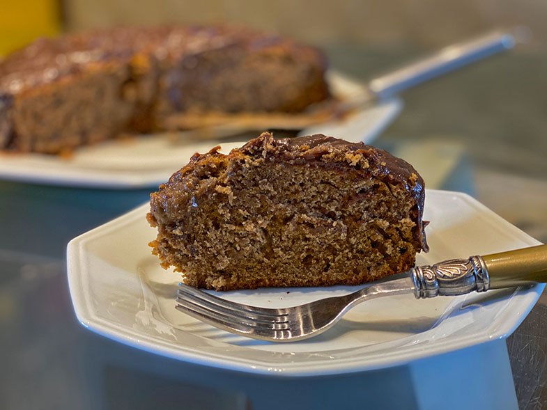 Bolo de ameixa sem leite