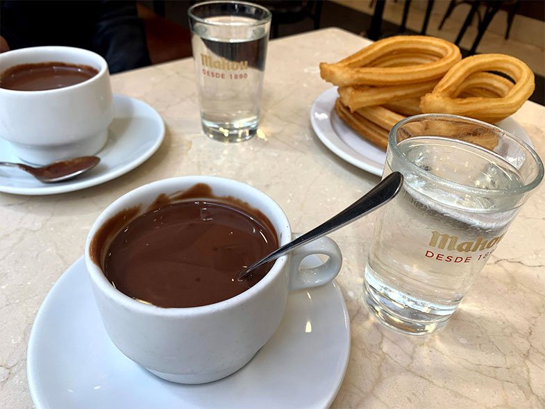 Chocolateria 1902 em Madrid