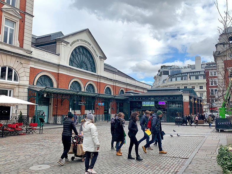 Museu dos Transportes em Covent Garden Londres