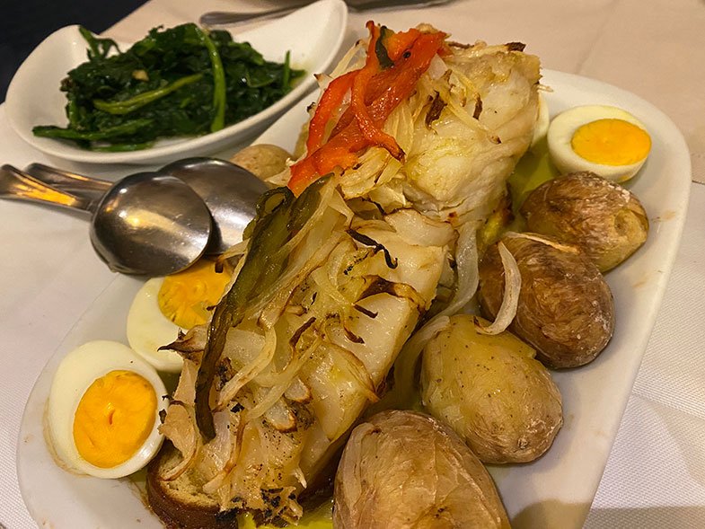 Bacalhau na Brasa no rei do bacalhau