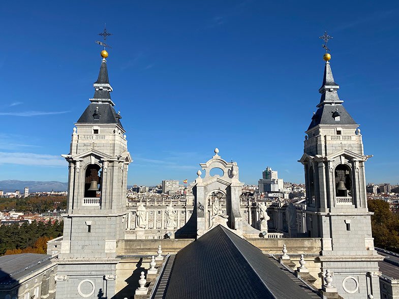 Vista do alto da cúpula