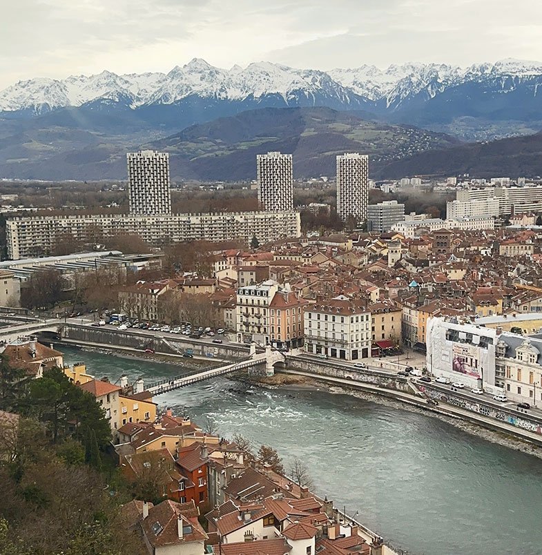 Vista da idade do alto da Bastilha