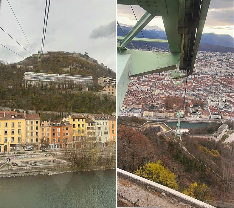 Passeio de teleférico