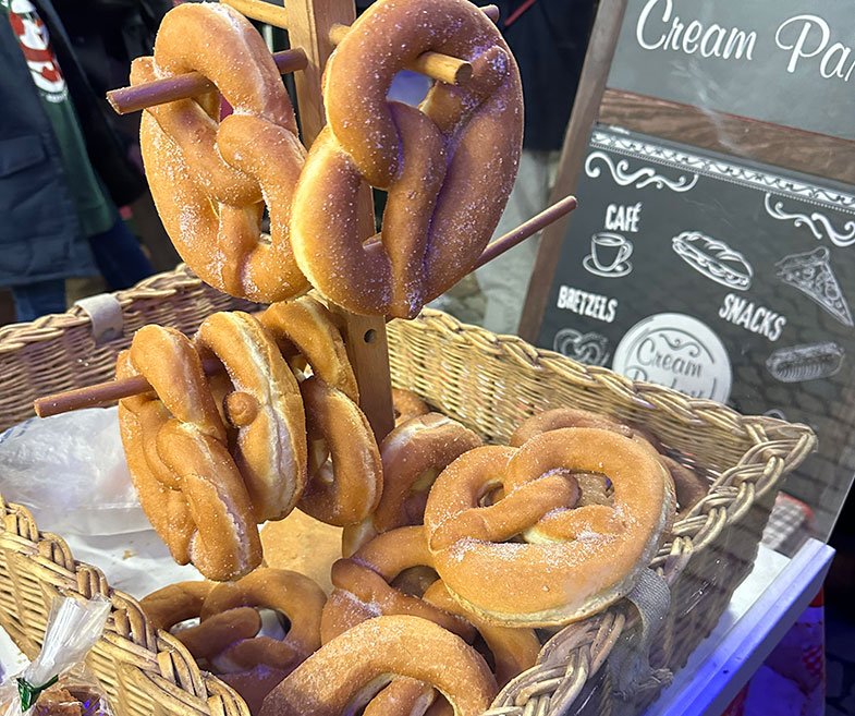 Bretzel doce ou salgado?