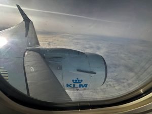 Como é voar com a KLM para a França