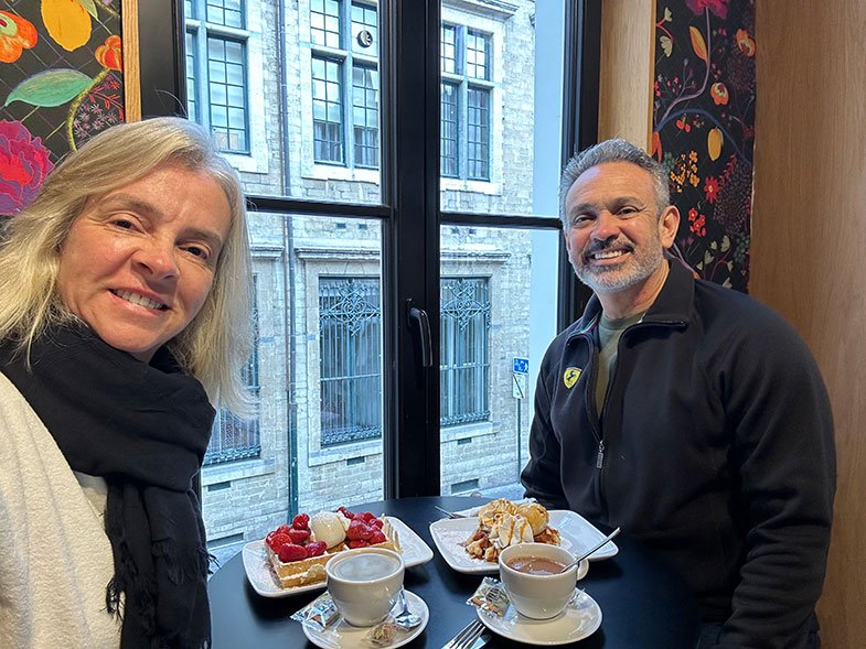 Waffles em Bruxelas